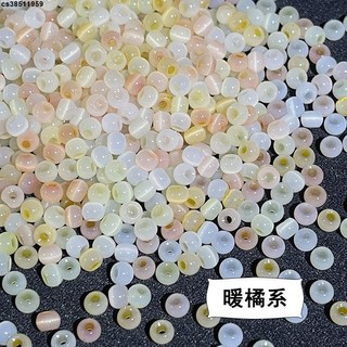 DIY手工串珠 4mm 仿貓眼冰透米珠 DIY手工玻璃散珠 手鏈項鏈飾品配件