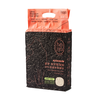 Hojja 賀家 99% 抑菌除臭豆腐貓砂-米粒形 2.5kg, 8包, 條型砂
