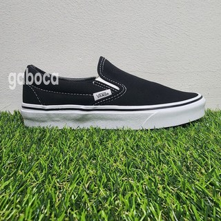 반스 클래식 슬립온 다크 블랙 오프 화이트 VN000EYEBLK1