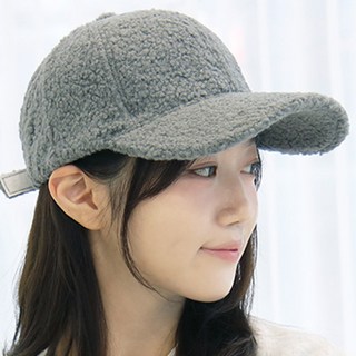 베이직엠 남성 여성 겨울모자 볼캡 양털 무지 BASIC