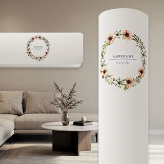 블루N 스탠드+벽걸이 2in1 에어컨 커버 세트, 08 2in1세트 봄봄