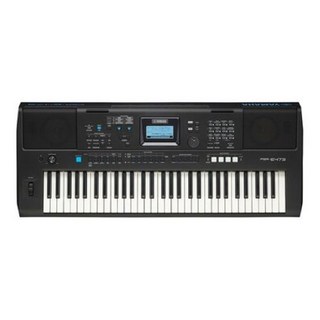 YAMAHA PSR-E473 電子琴, 黑, 1個