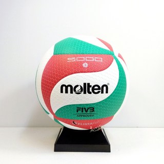[排球] molten排球丨V5M5000 丨5號排球 丨PU材質 皮球丨FIVB認證 比賽級用球【咕米魔法屋】, 1個, 單顆球
