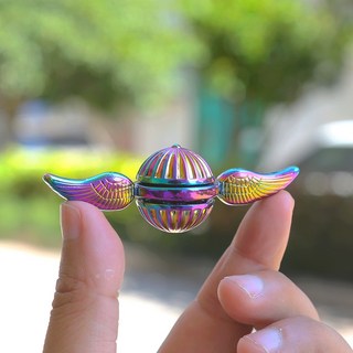 金屬指尖陀螺 飛天神鳥造型, 1個, 彩色, 彩色