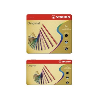 時代中西畫材 德國鵝牌 STABILO 思筆樂 Original 藝術樂細緻色鉛筆 12/24色, 1個, 12色