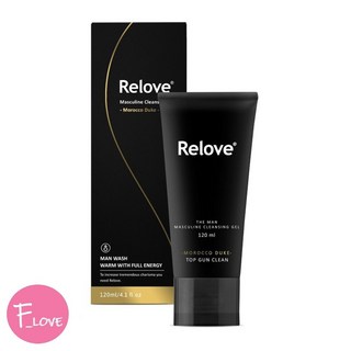 Relove 男性專用私密潔淨凝露 溫感配方 溫和潔淨 去除異味 120ml, 1個, 摩洛哥公爵 (溫感)