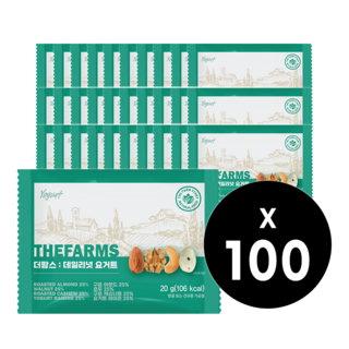 더팜스 데일리넛 요거트 100입 대용량 믹스너트, 1세트