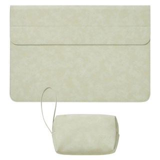 베르바 마그네틱 노트북 파우치 세트 마우스파우치/어댑터파우치 포함, 그린, 1개