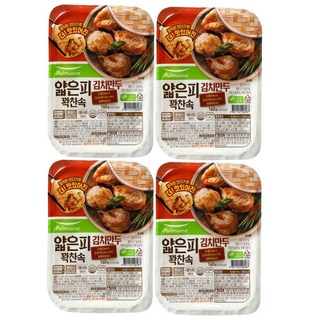 풀무원 얇은피꽉찬속 김치만두, 160g, 4개