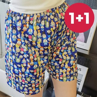 바바 사방스판 캐릭터 파자마 반바지 2장세트