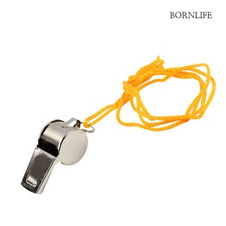 본라이프 스틸 호루라기 호신용품 호각 호루라기목걸이 심판 휘슬, 10개, 옐로우