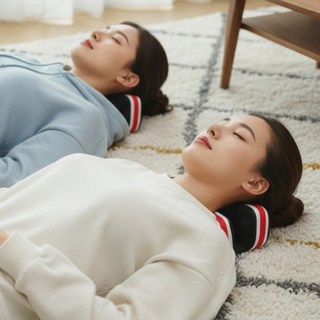 경추 스트레칭 목 받침 베개 수면 통증 자세 교정기, 1개