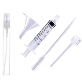 와이엔케이더밸류 향수 공병 5ml 소분 도구 4종 세트, 1세트, 반투명