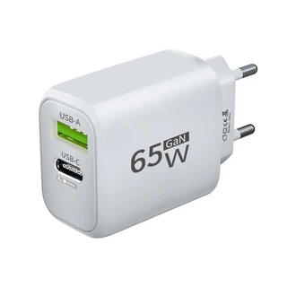 USB 충전기 65W GaN 유형 C 고속 PD 전원 어댑터 iPhone 15 Xiaomi POCO Samsung Oneplus 용 고속 3.0
