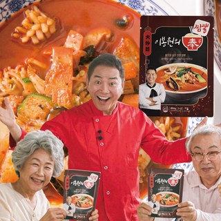 이봉원의 봉짬뽕 진한 불짬뽕 밀키트 봉중화면 불맛 국물