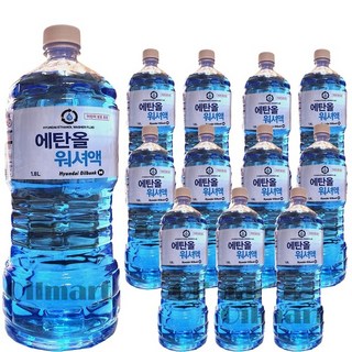 오일마트 현대 엑스티어 XTEER 에탄올 워셔액 1.8L 12개