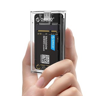 USB mSATA SSD 인클로저 to 케이블 UASP 트림 지원이 된 5Gbps 투명 외장 어댑터 최대 2TB 용량 3050 SSD용 휴대용 PC 케이스 TC10