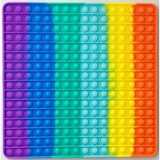 [KC인증] 즐거운판다 초대형 대형 푸쉬팝 팝잇 푸시팝 버블 보드게임 30cm 사각 네모 하트 나비 공룡 어몽어스, 1개