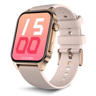 WAPIK 웨어러블 블루투스 통화 스마트워치 X5S 1.91인치, 골드, 4.8cm, GPS + 블루투스