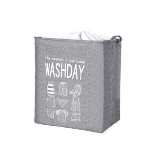 折疊洗衣籃 髒衣籃, 灰色