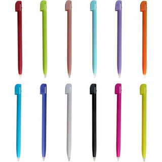 12개입 다채색 터치 스타일러스 펜 닌텐도 DS 라이트 휴대용 비디오 게임 시스템용