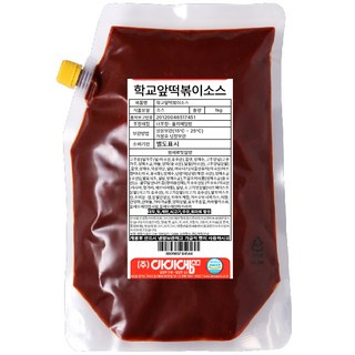 아이엠소스 학교앞떡볶이소스 레트로 감성 떡볶이, 1개, 1kg