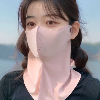 일보로 자외선 차단 마스크, 핑크, 1개