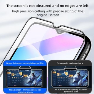 Xiaomi Redmi 9C 10C 강화 유리 Note 7 8 Pro 전체 커버 용 보호기, 01 번들 20, 01 Black, 14 For Redmi 13C