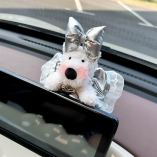 한비몰 감성가득 귀여운 디스플레이 인형, 1개, 실버리본