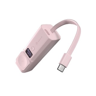 ADAM 亞果元素 VIONTA P5 Pro 5000mAh 五合一自帶線口袋型行動電源 移動電源 北車(18.5W), 粉色-VIONTA P5 Pro