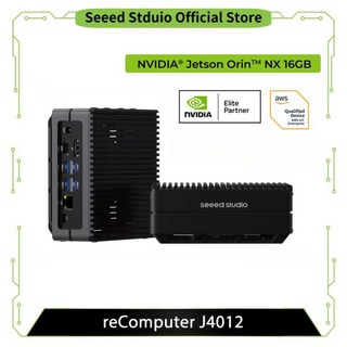 reComputer J4012 Edge AI 컴퓨터 장치 NVIDIA Jetson Orin NX 16GB 사전 설치된 Jetpack 5.1.1 128GB SSD