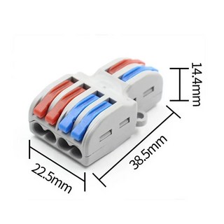 2 In 4 Out 6 8 Qui Wi Connector Universal Ter nal Blo Electrical W Home Im vement DIY Tool, 01 2 IN 4 OUT, 1개