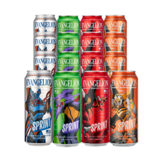 클룹 스프린트 에반게리온 에너지드링크 4종 24개 세트, 애플6+레몬6+자몽6+오렌지