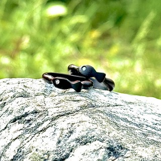 물고기반지 / 행운 재물 자식운 나무반지 방수원목반지 액막이 자녀운 소원성취 행운 행복 가족 건강 재물운 금전 패션