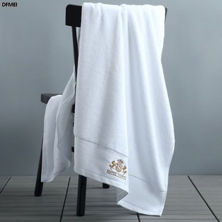 DFMEI 五星級酒店毛巾浴巾 純棉吸水加厚禮品賓館民宿美容院, 1個, 白色:浴巾80*160cm+800g