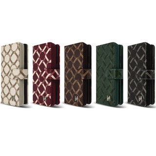 자가드 지퍼 다이어리 카드 지갑 케이스 갤럭시S10플러스 SM-G975N