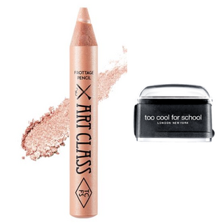 too cool for school 臥蠶筆, 原廠黑削筆器+09 Sheer Nude, 1個