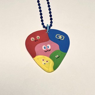 台灣出貨 五月天演唱會5525回到那一天演唱會五老頭熱縮片手工撥片鑰匙鏈 吉他撥片吊飾 撥片掛飾 包包吊飾, 1個, 五老頭鑰匙鏈