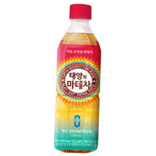태양의 마테차 500mlx24펫 섬유음료, 500ml, 24개