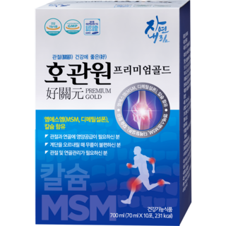 호관원 프리미엄 골드 관절건강 MSM 70ml 60포, 30개