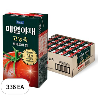 매일야채 고농축 토마토의 힘, 125ml, 336개