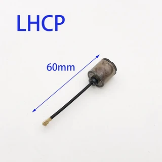 5.8G Lollipop5 FPV 안테나 2.8dBi ipx1 커넥터 LHCP DJI Caddx Digital VISTA Polar RC 드론 부품용, 21 60mm Gray LHCP
