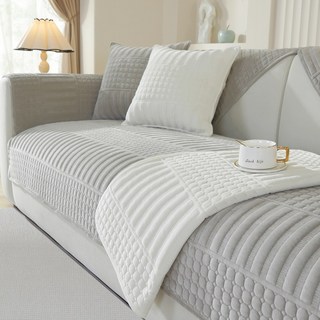 오라이프샵 모던 극세사 사계절 쇼파패드 미끄럼방지 논슬립 W03