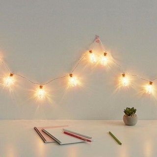 아트박스 유리병 가랜드 무드등 핑크글리터, 본품