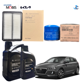 현대 i30 PD 순정 엔진오일세트 1대분, 1세트, i30 PD 1.4 터보가솔린