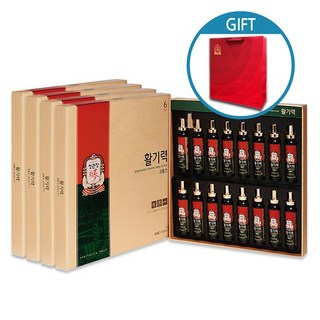 정관장 활기력-쇼핑백 포함/선물세트, 20ml, 64개