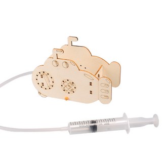 嗨購 自製潛水艇 diy手工科技小製作stem課堂手工作業科學小實驗材料包, 潛水艇, 1個