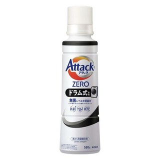Attack Zero滾筒洗衣機專用濃縮洗衣精, 1瓶, 580g