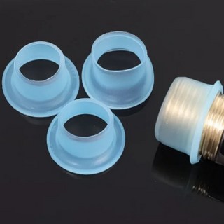배관 수도 누수방지 캡 실리콘 테프론 실링 파이프마개 10p, 블루, 10개