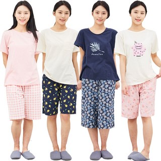 국내생산 순면 M-XL 여성/남성 홈웨어 파자마 잠옷 상하복 실내복 세트